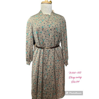 [2hand] Đầm vintage Nhật dáng suông