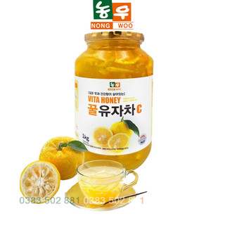 Mật ong chanh vàng Nong Woo Hàn Quốc hũ 1kg