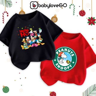 Áo thun cho bé Noel 2024 áo noel giáng sinh in hình độc đáo cho bé trai bé gái