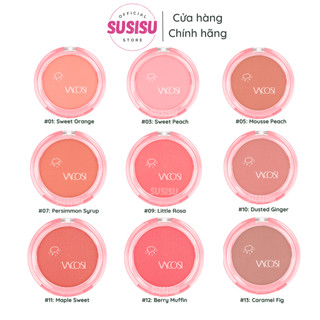 Phấn má hồng Hàn Quốc VACOSI NATURAL LOLIPOP BLUSH POWDER VP08/VP10 (Mẫu Mới)