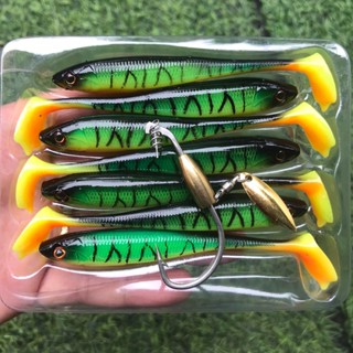 Combo Lưỡi Câu Mồi Mềm AR15 và Mồi Mềm NFF Chính Hãng - Chuyên Câu Cá Lóc, Chẽm, Nheo, Cá Săn Mồi