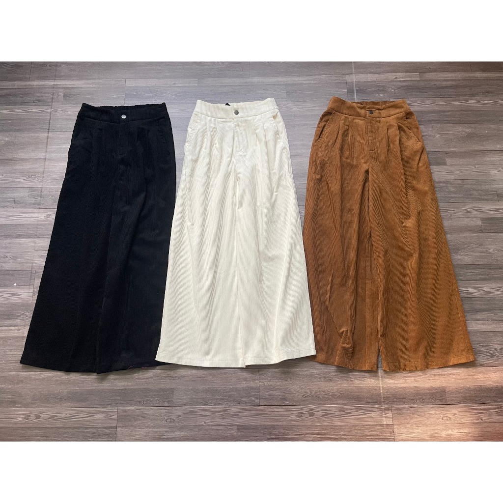 Quần nhung lưng thun