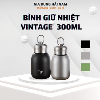 Bình giữ nhiệt mini 300ml inox 304 giữ nhiệt lâu, bình giữ nhiệt có tay cầm tay cao cấp thiết kế sang trọng, tinh tế