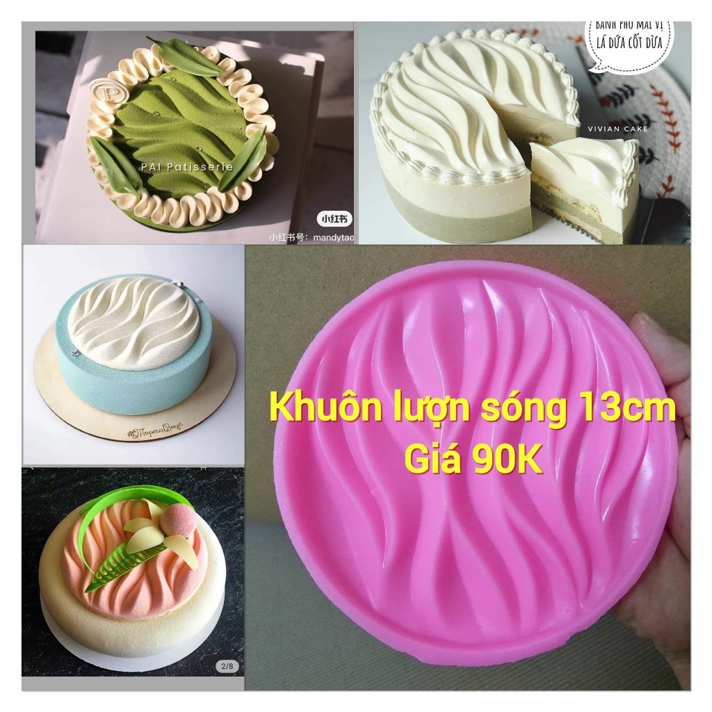 Khuôn silicon Lượn sóng - K44 - Silicon Hồng Phát