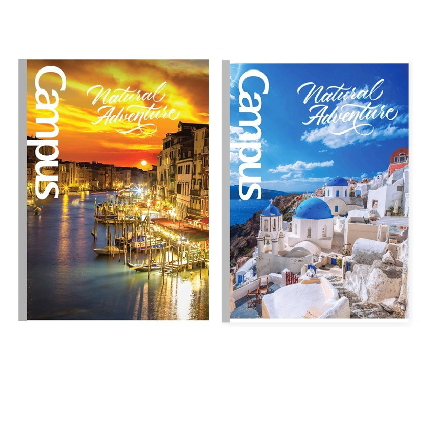 Combo 10 Quyển Vở kẻ ngang 80 trang Adventure, vở kẻ ngang Campus chính hãng giá rẻ