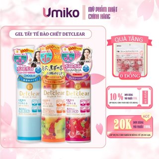 Gel Tẩy Da Chết Dành Cho Mọi Loại Da Meishoku Detclear Bright & Peel Nội Địa Nhật Bản 180ml
