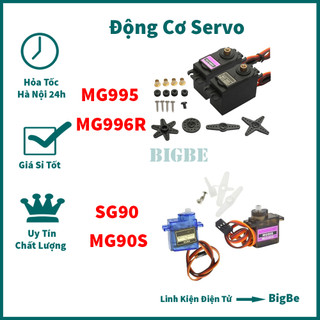 Động cơ servo sg90 mg90 mg90s mg995 mg996 mg996r góc quay 180 độ