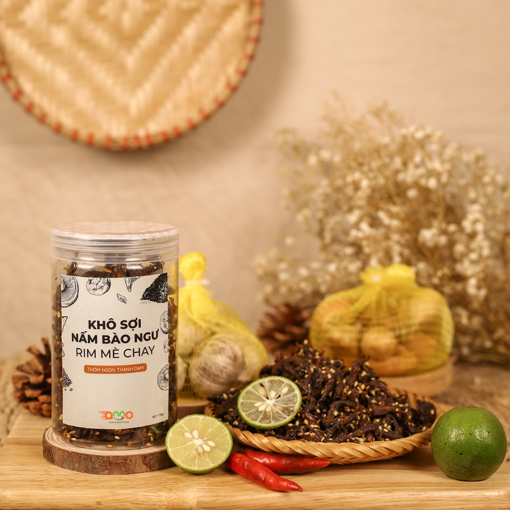 Khô Nấm Bào Ngư Rim Mè Anno Food Dai Ngon, Giàu Dinh Dưỡng