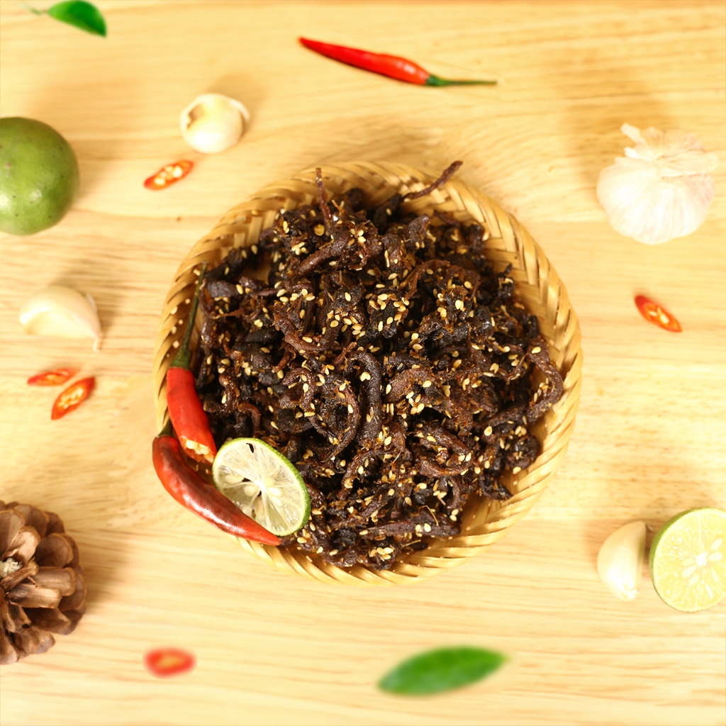 Khô Nấm Bào Ngư Rim Mè Anno Food Dai Ngon, Giàu Dinh Dưỡng