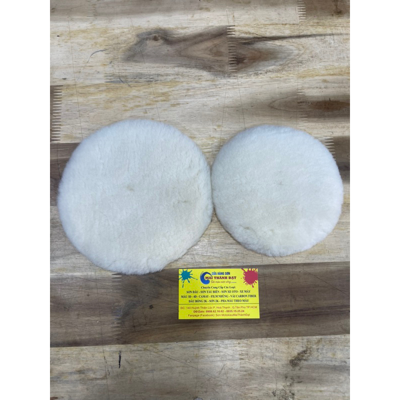 Phớt lông cừu 3M 6inch  Dùng đánh bóng  MotokieuMaiThànhĐạt