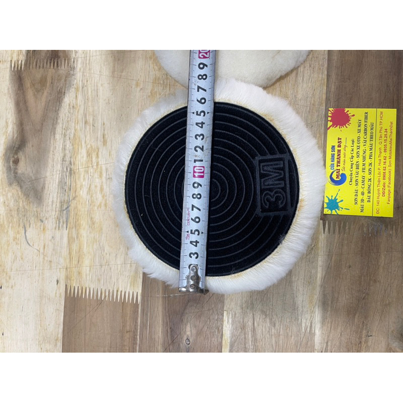 Phớt lông cừu 3M 6inch  Dùng đánh bóng  MotokieuMaiThànhĐạt