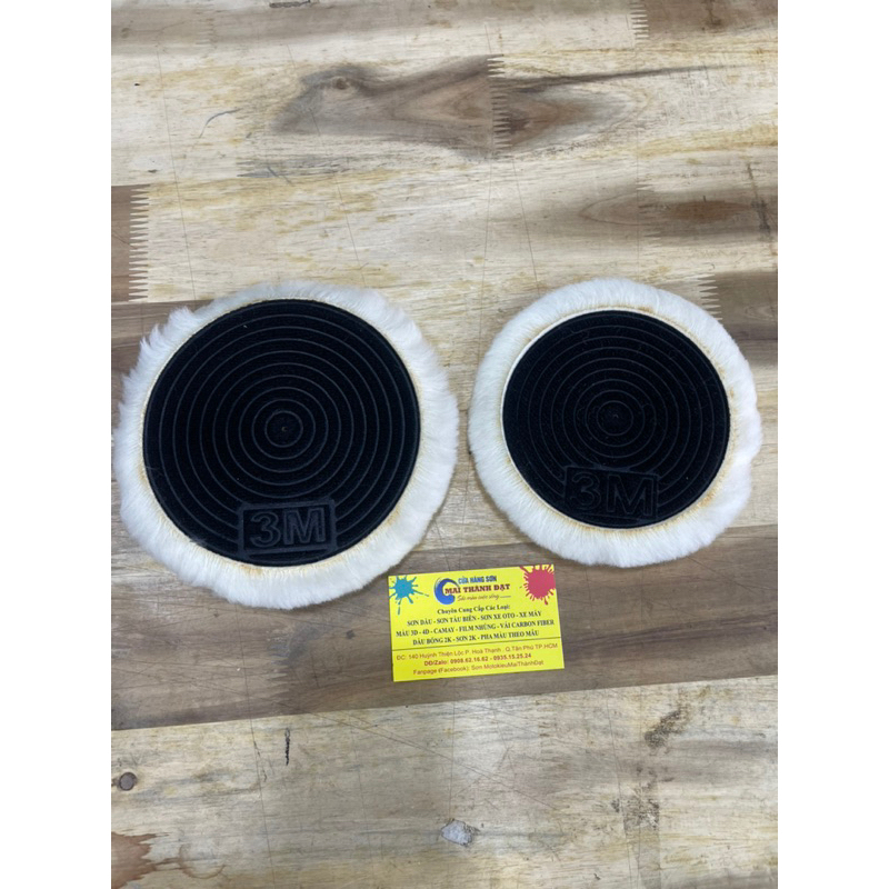 Phớt lông cừu 3M 6inch  Dùng đánh bóng  MotokieuMaiThànhĐạt