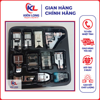 Bộ 11 chân vịt máy may 💥 CHÍNH HÃNG 💥 Phụ kiện đa chức năng có hộp giấy thích hợp cho máy may mini