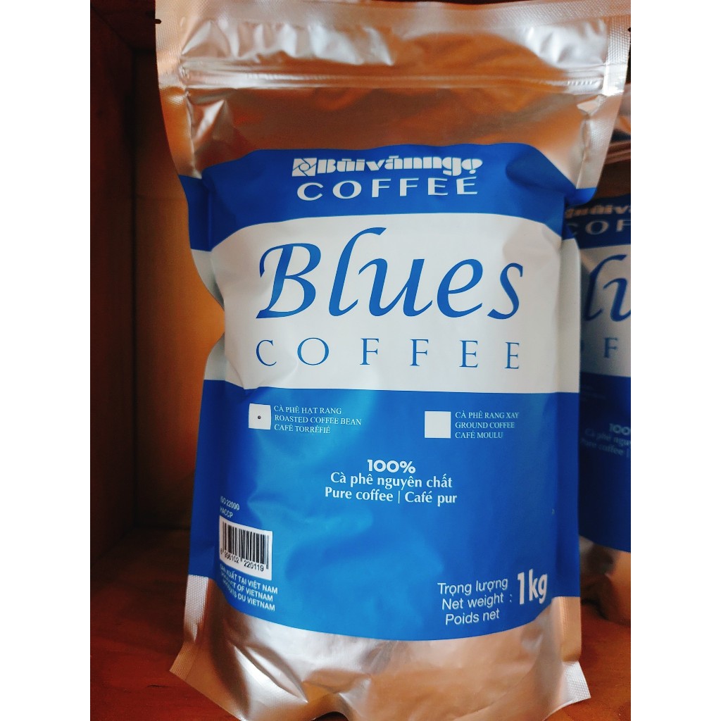 Cà phê Bùi Văn Ngọ -  cà phê hạt blues A 1kg