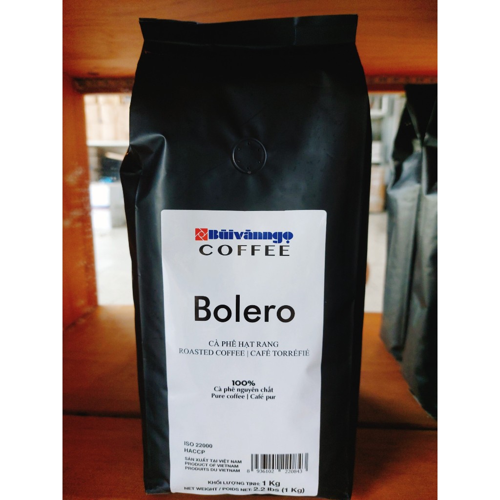 Cà phê Bùi Văn Ngọ -  cà phê hạt bolero 1kg