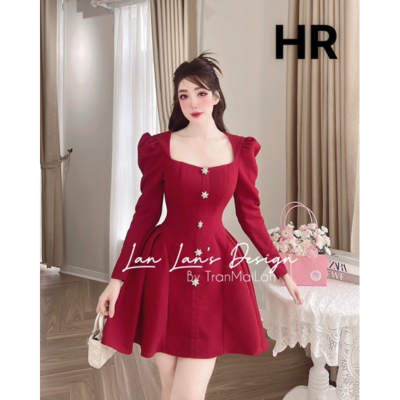 Váy tuyết mưa tay dài  Size SML 💯HÀNG THIẾT KẾ TẾT 2024 💖