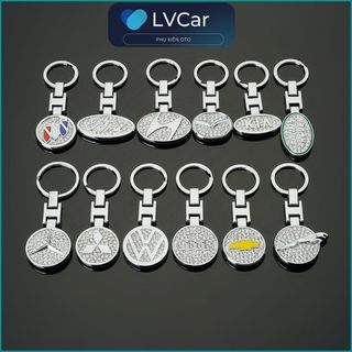Móc khóa đính đá logo hãng treo khóa xe các hãng xe hơi Lexus, Mazda, Kia,... cao cấp, sang trọng