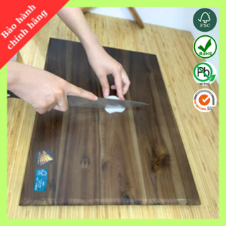 Thớt gỗ to, thớt kháng khuẩn, khay làm bánh, kiểu to,cỡ lớn, xuất khẩu, có tay cầm, rãnh, 46x31 cm.