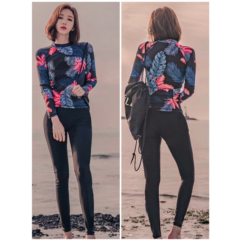 Đồ bơi nữ big size tay dài quần bơi dài- Bikini đi biển áo tay dài che nắng- đồ bơi giữ nhiệt nữ-shopnabi QDQL_AOLAN | BigBuy360 - bigbuy360.vn