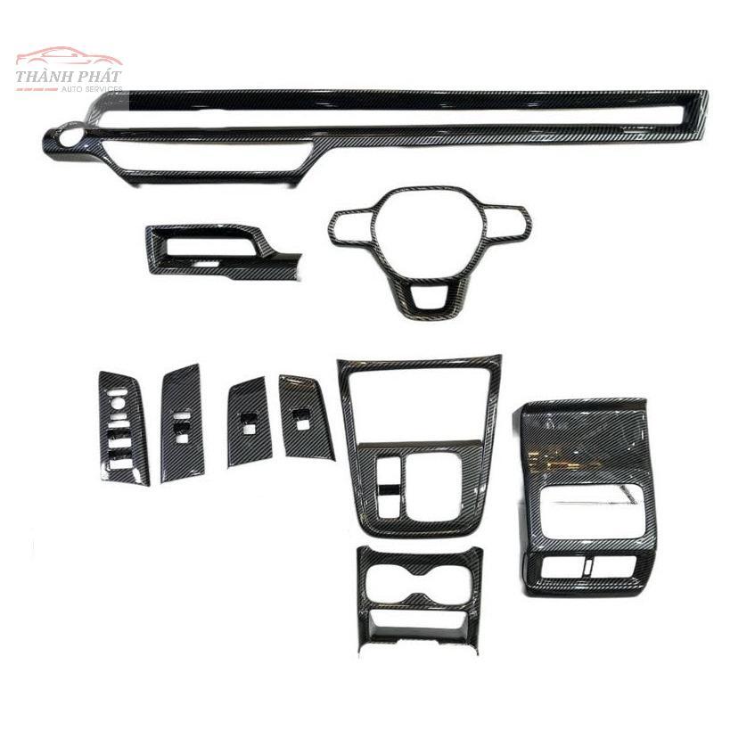 CRV 2024, Ốp Nội Thất, Vô Lăng, Cửa Gió Điều Hòa Taplo Carbon Xe Honda CRV 2023-2024 All new