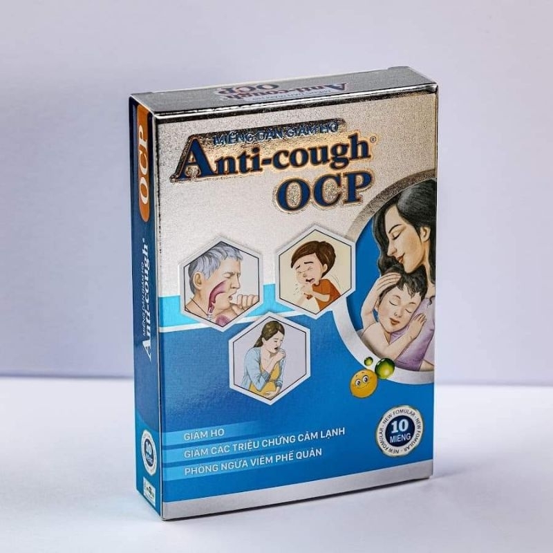 01 Miếng dán ho Anti _cough PATCHES (HỘP 10 MIẾNG)[