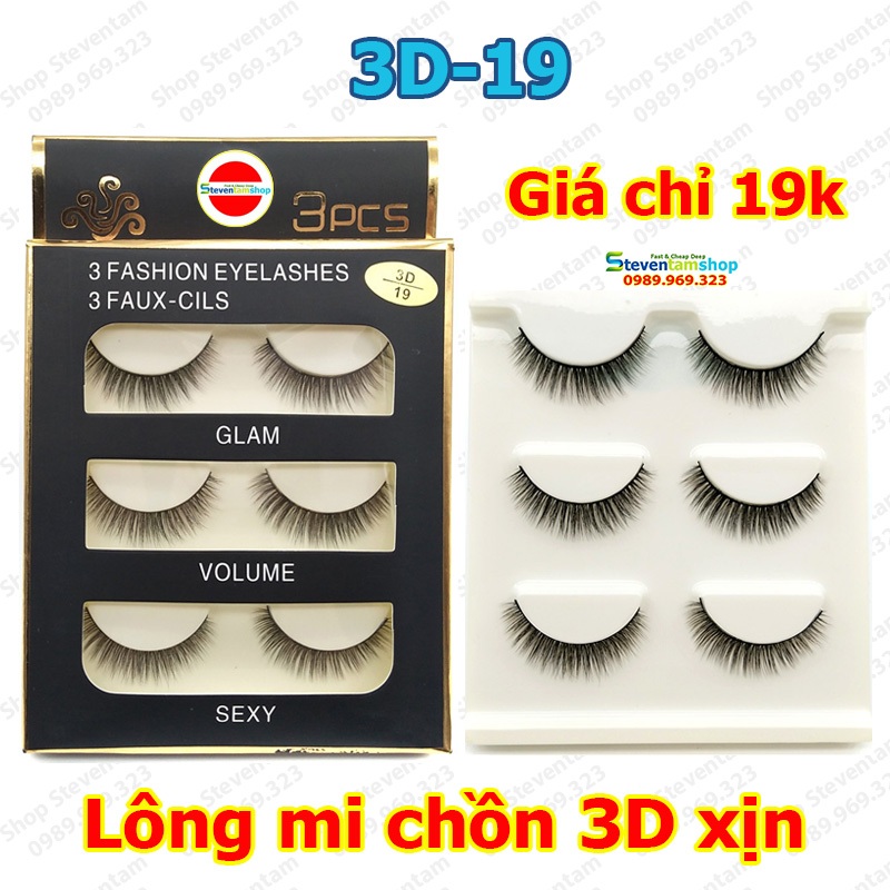Lông mi chồn 3D số 19