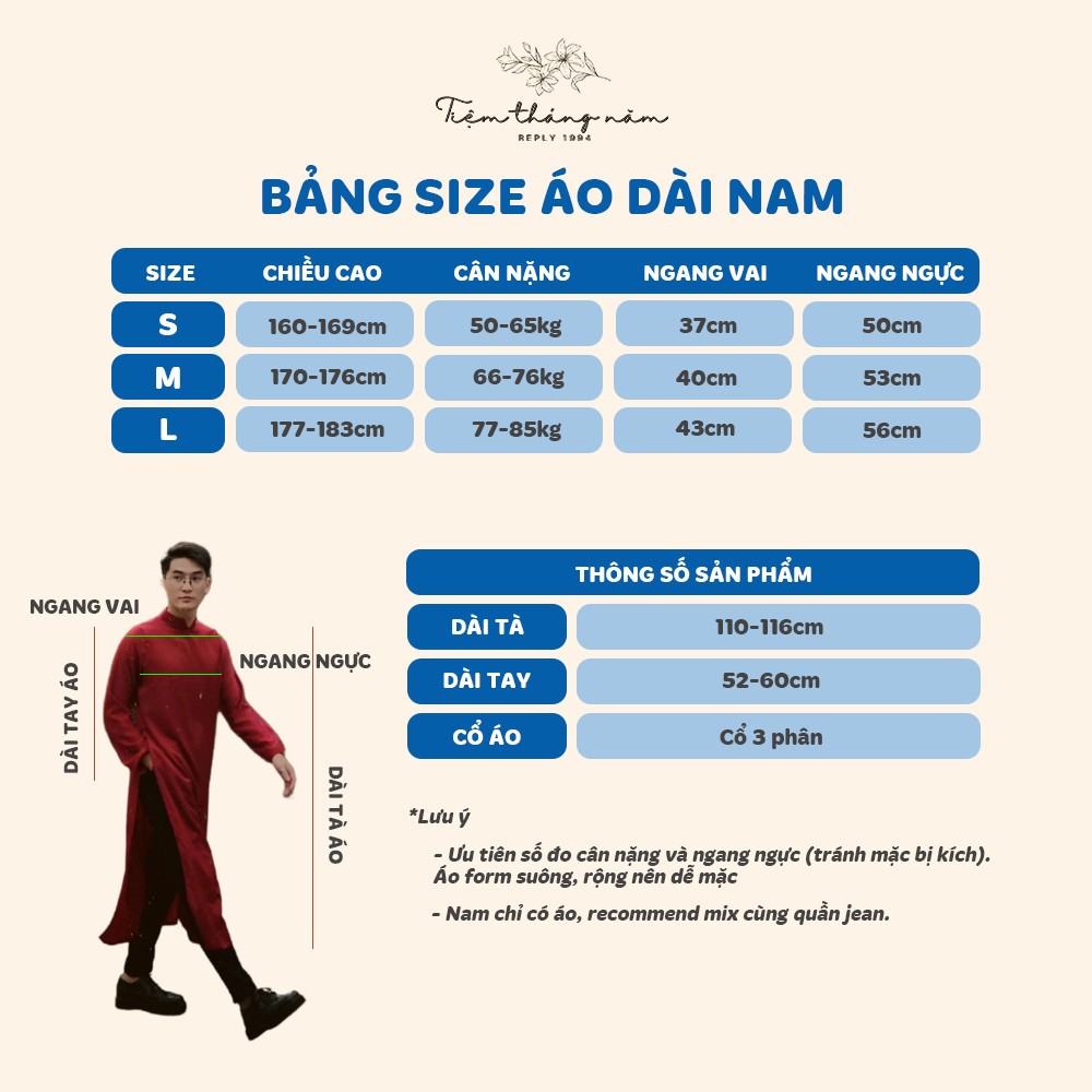 Áo dài Nam - Dáng suôg xưa, chất lụa Tây thi