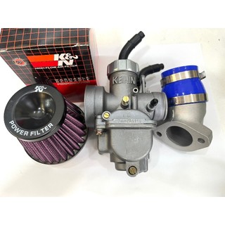 Bình xăng con Nova LS 125 lắp wave dream + co cao su chống rách + lọc bánh ú KN