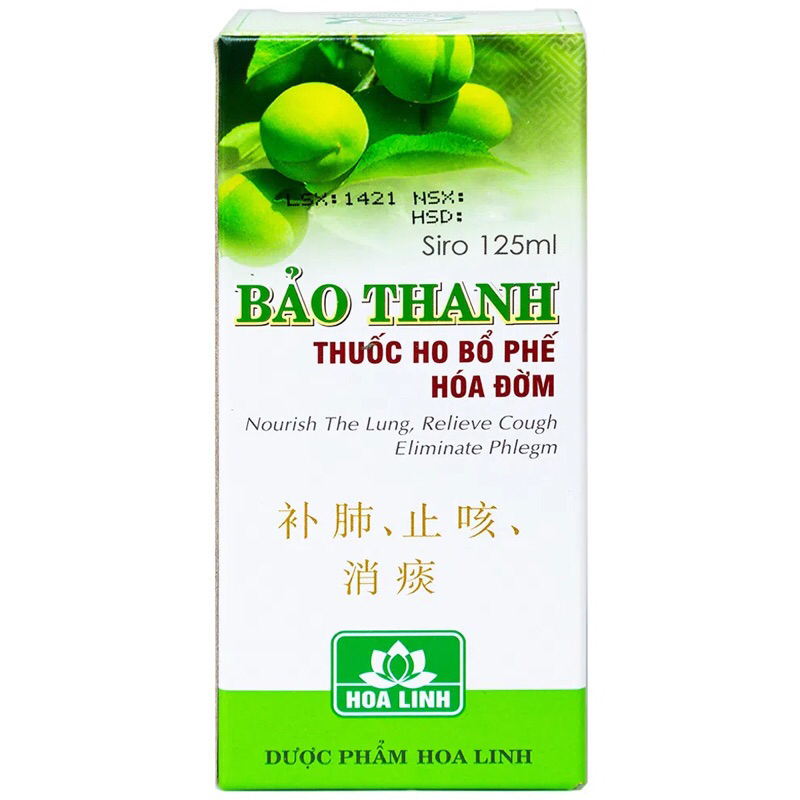 Thuốc ho bổ phế Bảo Thanh 125ml