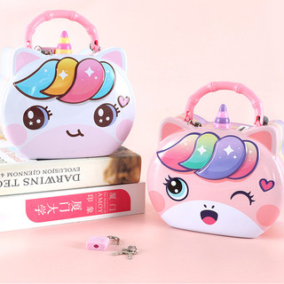 Két sắt mini, két sắt đựng tiền tiết kiệm hình ngựa pony dễ thương cho bé
