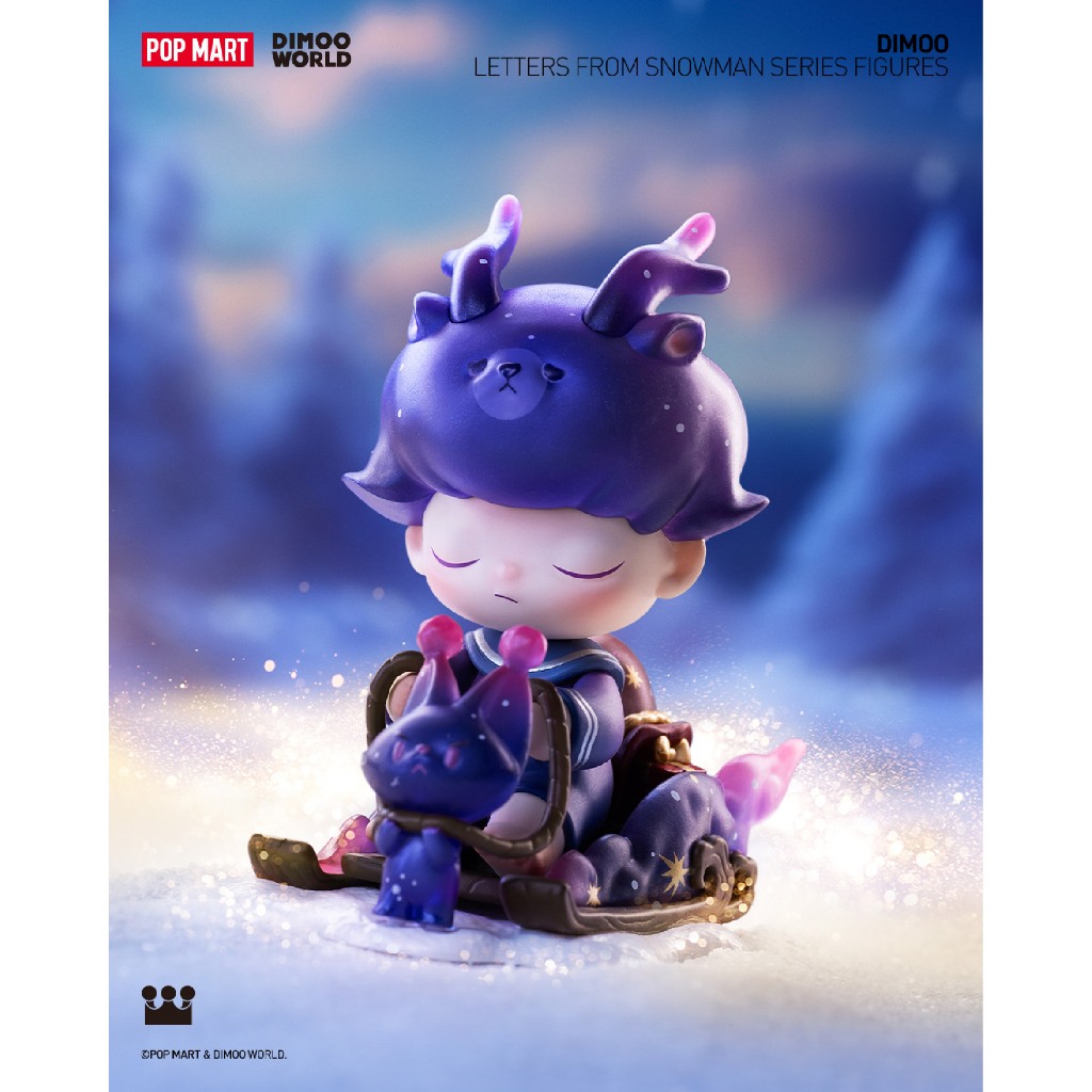 Mô Hình Đồ Chơi POP MART Dimoo Letters From Snowman 6941848251800 - Giao hàng ngẫu nhiên