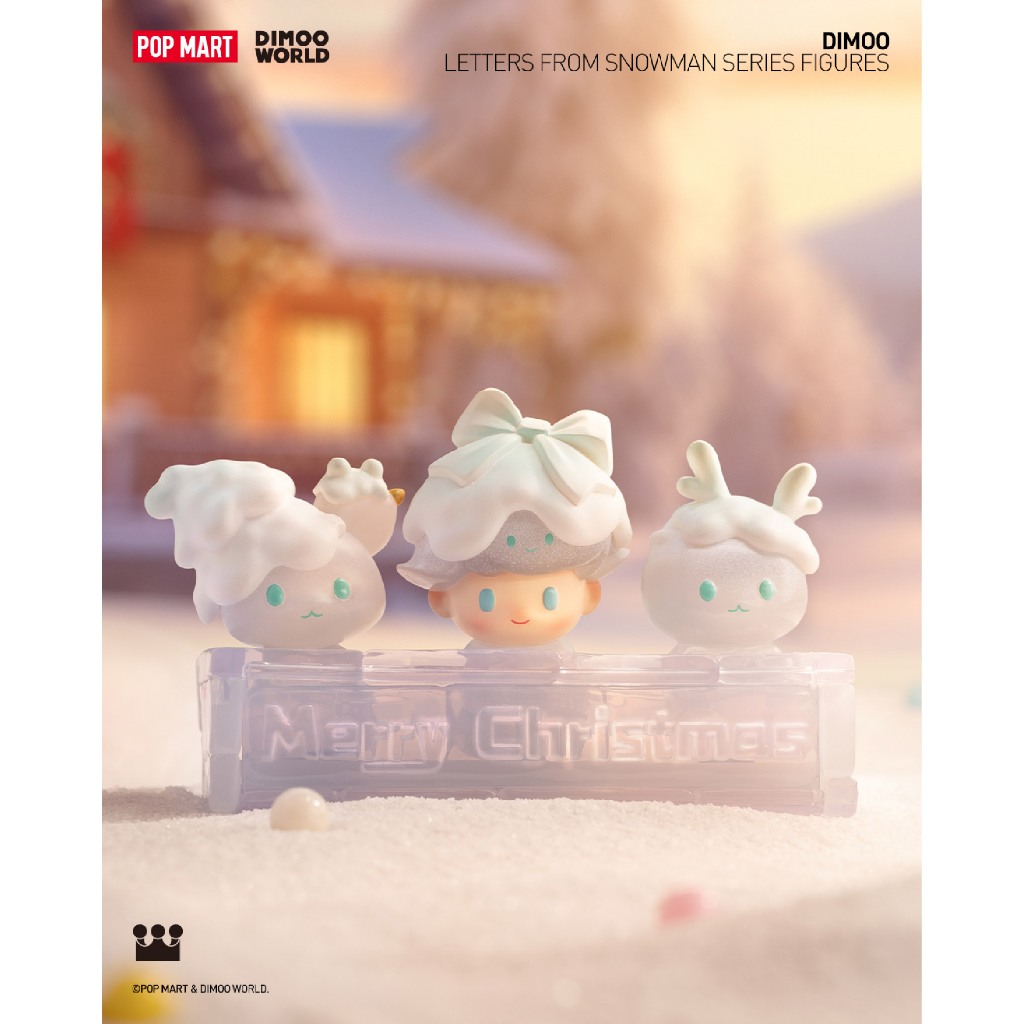 Mô Hình Đồ Chơi POP MART Dimoo Letters From Snowman 6941848251800 - Giao hàng ngẫu nhiên