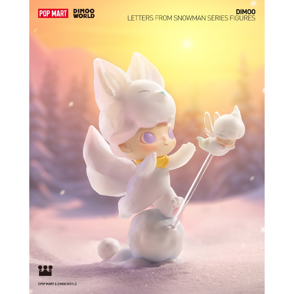 Mô Hình Đồ Chơi POP MART Dimoo Letters From Snowman 6941848251800 - Giao hàng ngẫu nhiên
