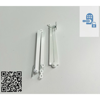 1 cặp chống compa cửa sổ mở hất màu trắng sữa