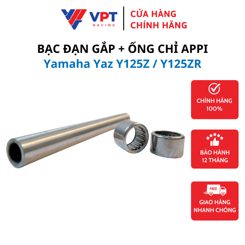 Bạc đạn gắp + ống chỉ Appi cho xe Yamaha Yaz 125Z / Yaz 125ZR