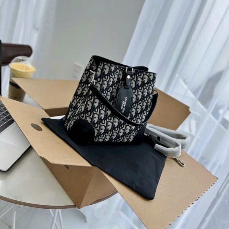 SALE-Túi xách Dio.r đeo chéo kẹp nách quai xách 22CM cho nữ mới cực hot