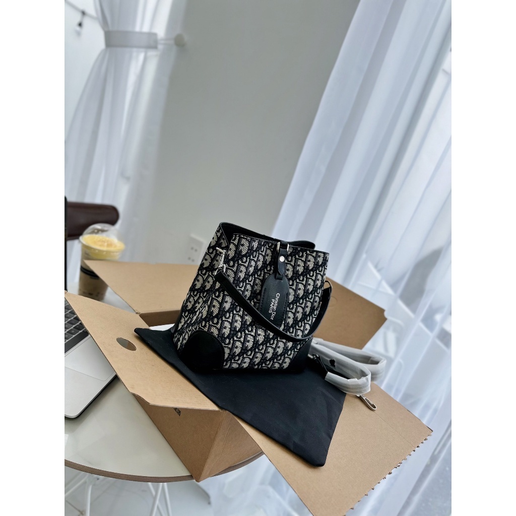 SALE-Túi xách Dio.r đeo chéo kẹp nách quai xách 22CM cho nữ mới cực hot