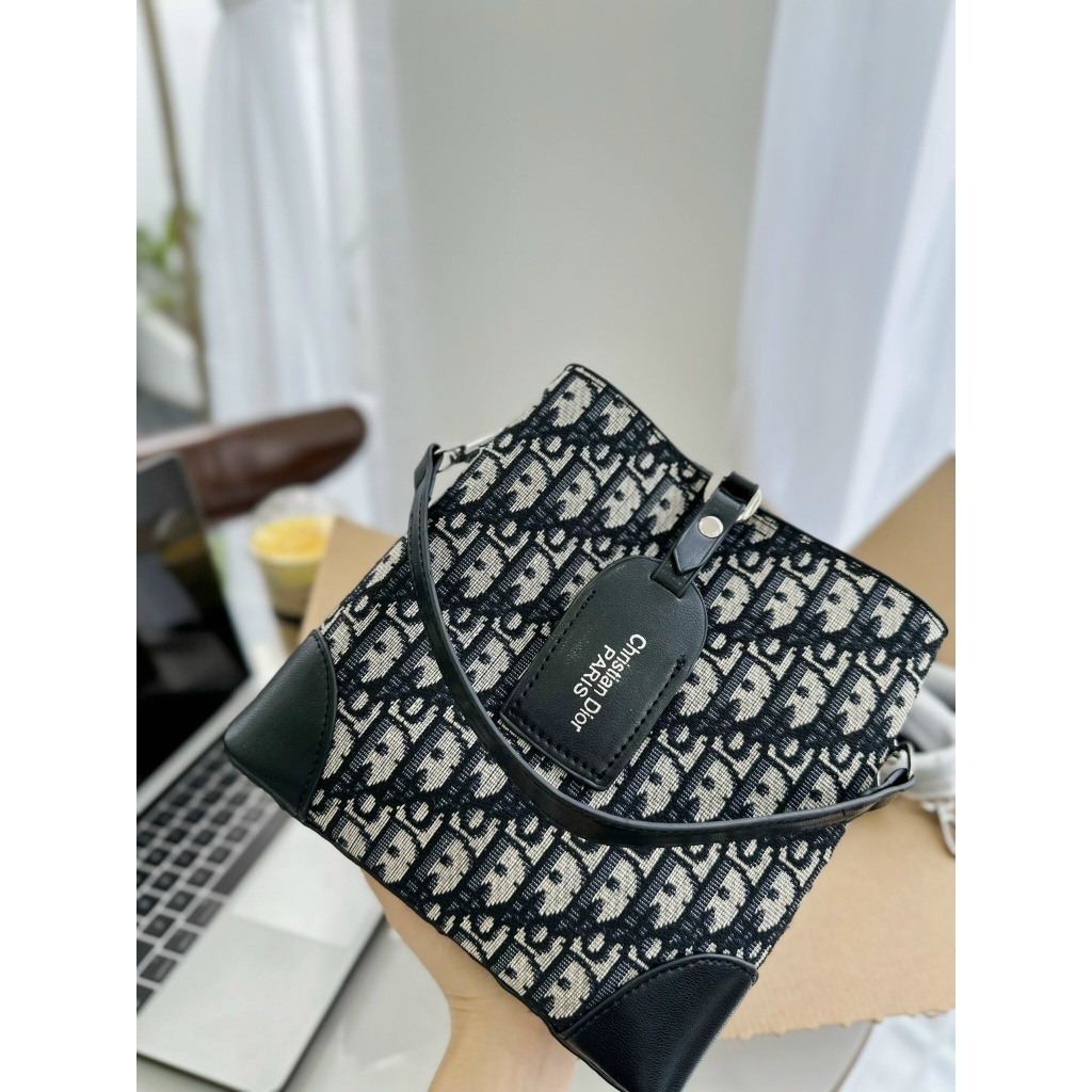 SALE-Túi xách Dio.r đeo chéo kẹp nách quai xách 22CM cho nữ mới cực hot