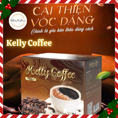 [CHÍNH HÃNG] Cà Phê Kelly's vị Coffee, hỗ trợ kiểm soát cân nặng, cafe g.i.a.m c.â.n, Kelly detox (1