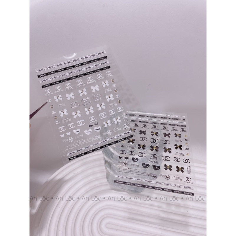 Stiker nổi mẫu hình nơ