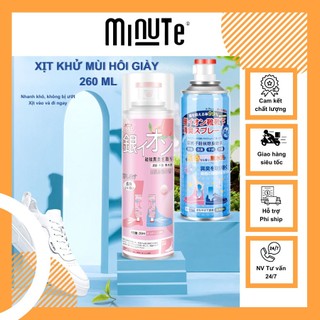  Bình xịt khử mùi hồi giày công nghệ nano bạc CAO CẤP, lưu hương 48H thơm giày hạn chế mồ hôi