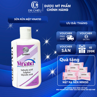 Vinatid Sữa rửa mặt - Tắm gội Vinatid Gamma 150ml cho da mụn