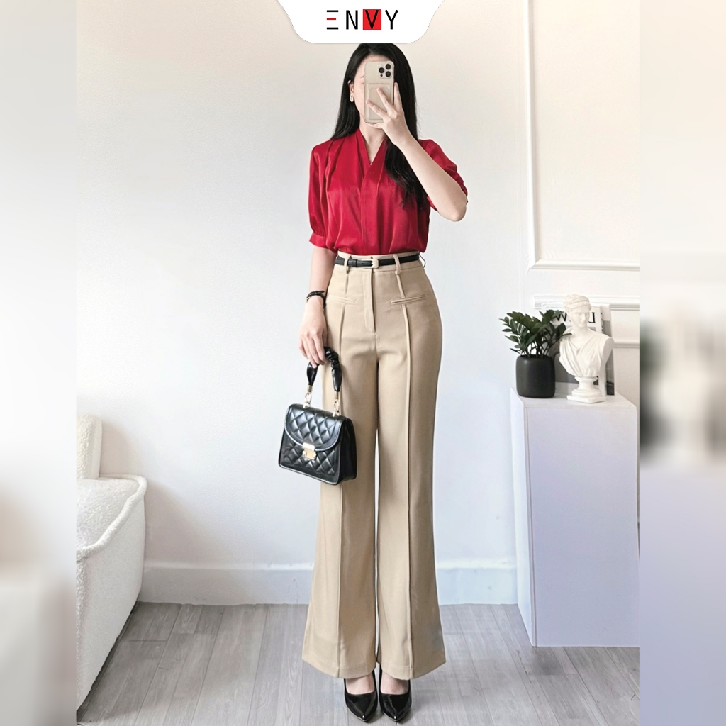 Quần Tây Nữ Lưng Cao Sang Trọng ENVY QK48