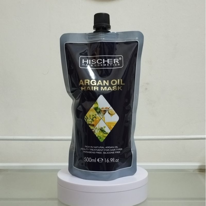 Kem hấp HISCHER ARGAN OIL 500ml chính hãng CTY Thái Hương