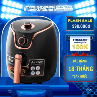 Nồi chiên không dầu 5 lít FujiE AF4, công suất 1400W đa chức năng, lòng nồi phủ chống dính - Bảo hành chính hãng 2 năm