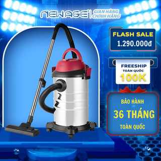 Máy hút bụi Fujihome VC18 công suất hút mạnh, máy hút bụi khô và ướt cùng lúc, Bảo hành chính hãng 36 tháng toàn quốc