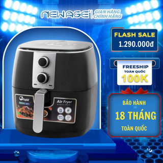 Nồi chiên không dầu FujiE AF7 7.5 lít , công suất 1700W đa chức năng cho gia đình 4-8 người, Bảo hành chính hãng 2 năm