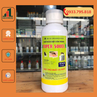 Thuốc diệt muỗi và côn trùng Viper 50EC (Chai 1 lít)