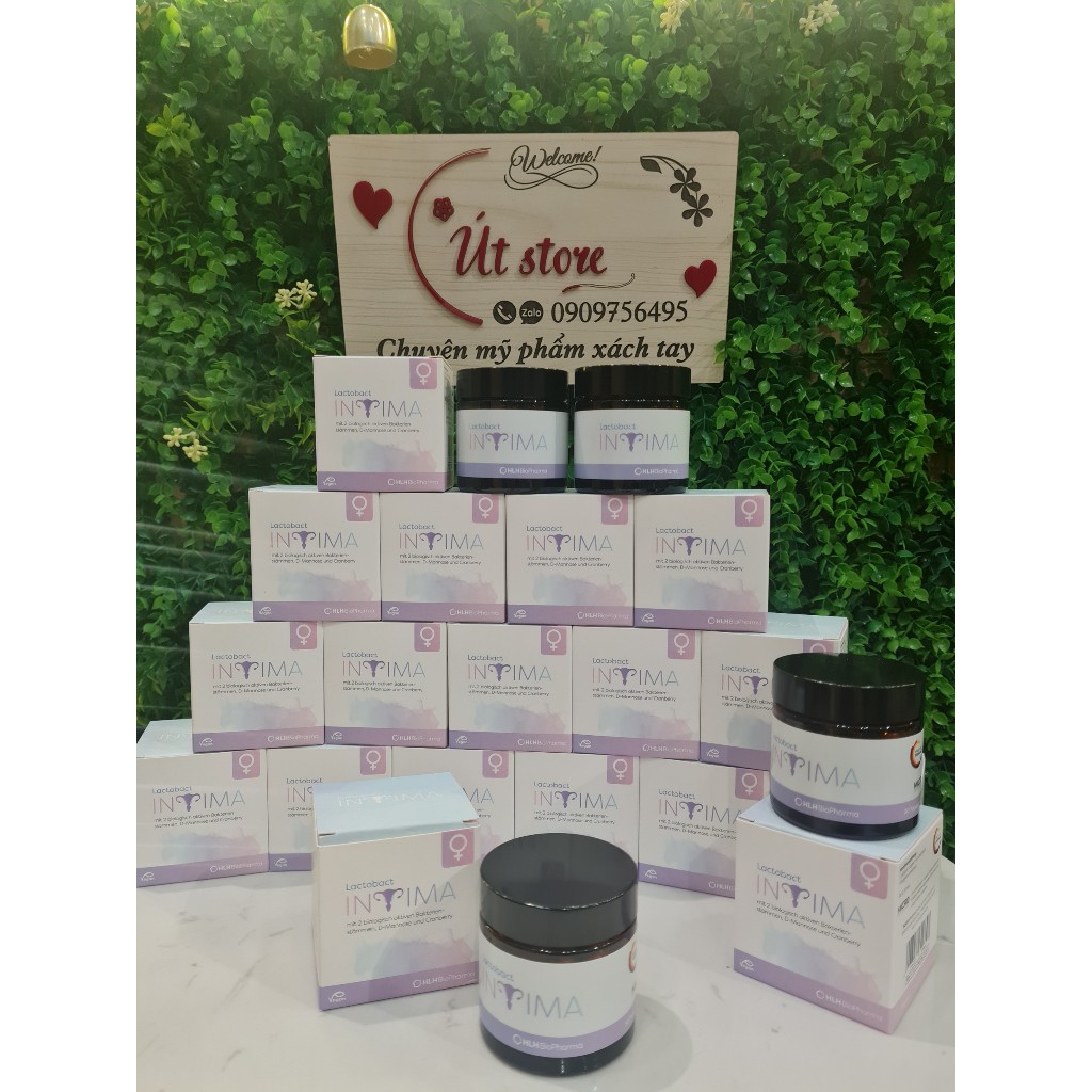 Viên uống men vi sinh Lactobact Intima dành cho phụ nữ- Út store