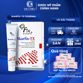 ✅[CHÍNH HÃNG] Kem Dưỡng Da Mờ Thâm, Tàn Nhang Fixderma Skarfix-TX Cream 15g Tranexamic Acid (2%),Kojic Dipalmitate (2%